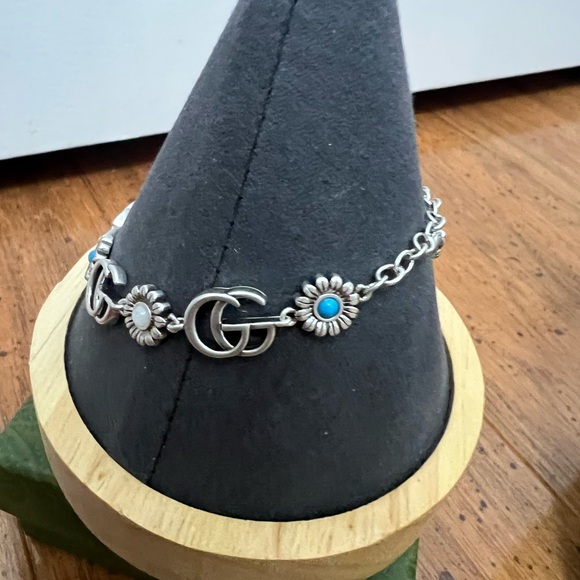 Gucci double g flower bracelet - Picture 3 of 7